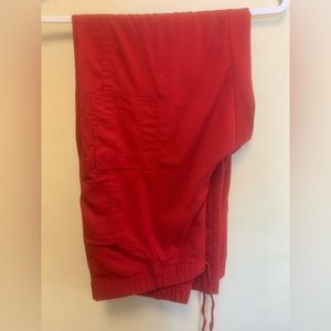 Red Scrub pants by Barco